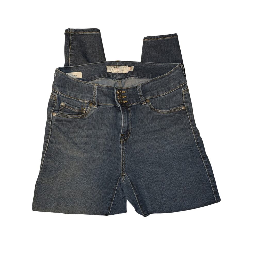 torrid Dark Blue Straight Leg jeggings